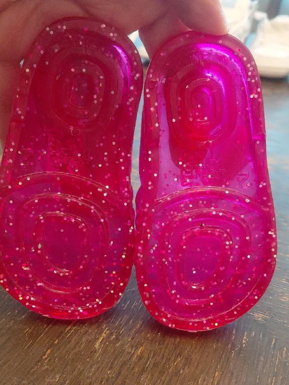Lot Of Little Girl Jelly Sandals and Faux Fur Slides - Pink/White
